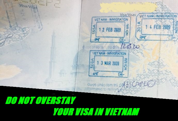 What happens if I overstay my visa in Vietnam?