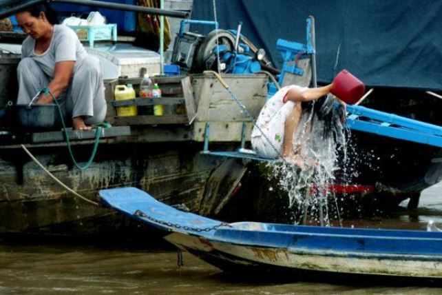 Daily life in Mekong Delta